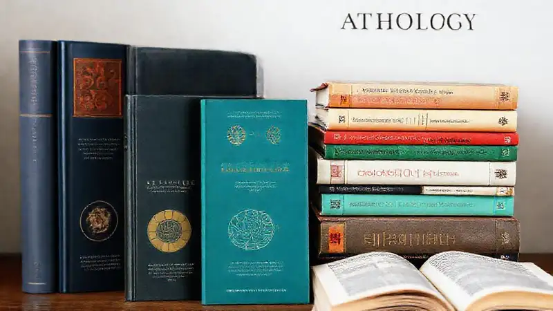 Anthologies showcase visually organized thematic collections